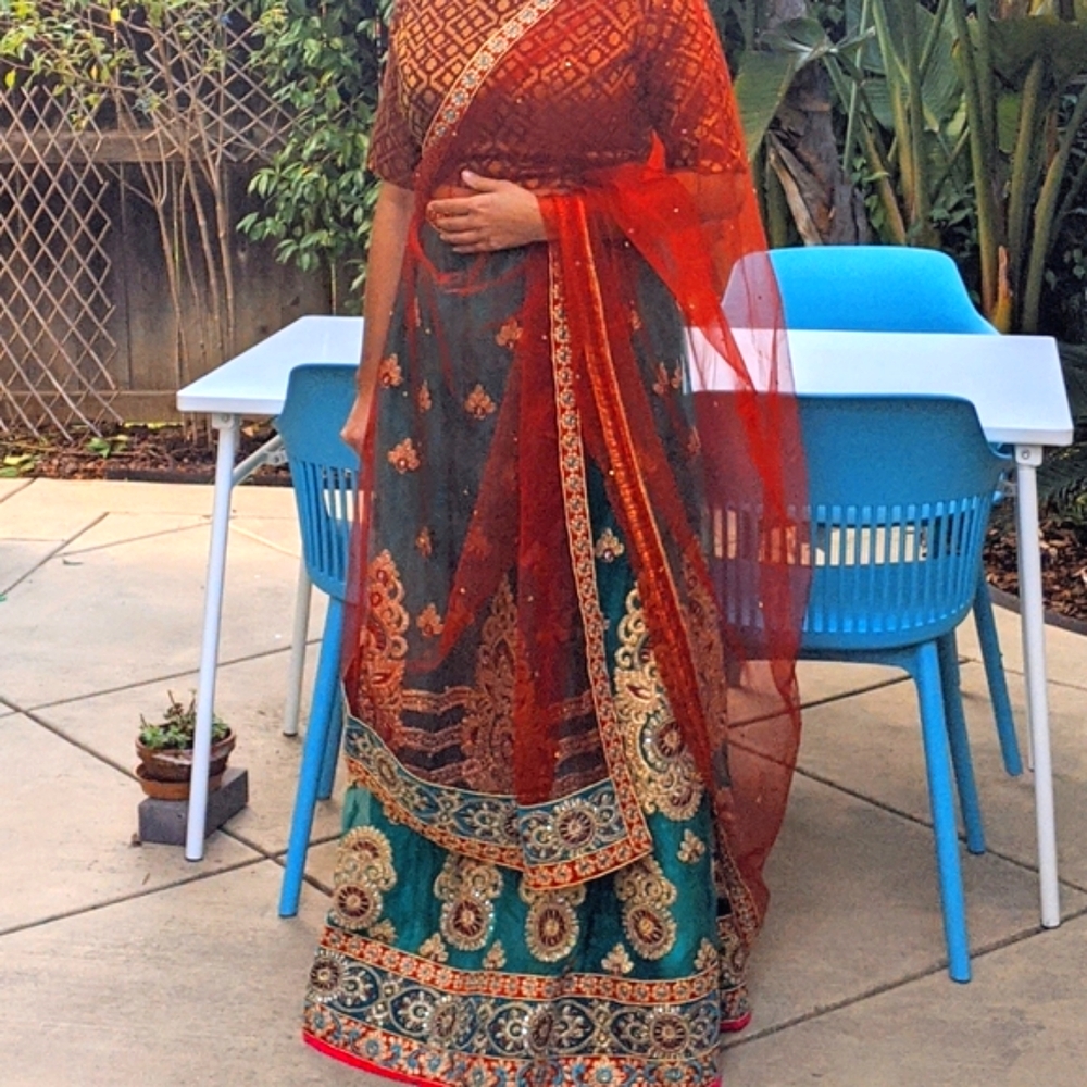 3 piece lehenga set